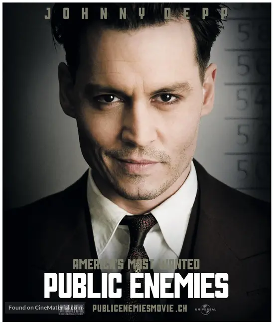 Public Enemies - Swiss Movie Poster