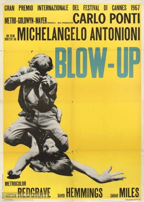 Blowup - Italian Movie Poster