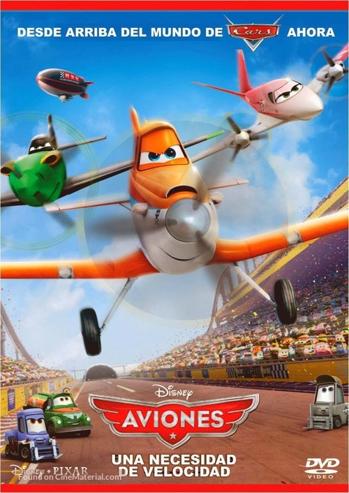Planes - Spanish DVD movie cover