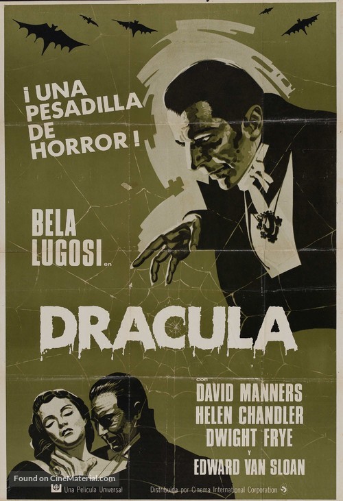 Dracula - Spanish Re-release movie poster