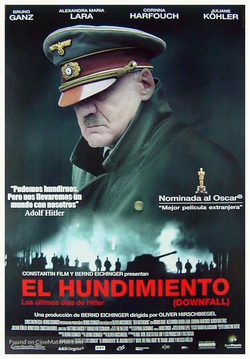 Der Untergang - Spanish Movie Poster