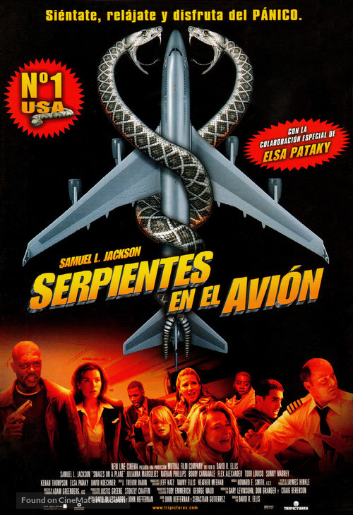 Snakes on a Plane - Spanish Movie Poster