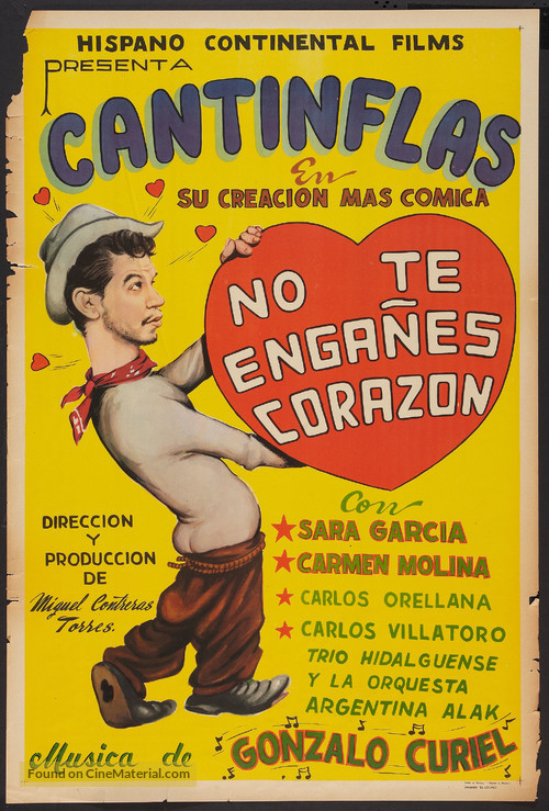 Don&#039;t Fool Yourself Dear - Spanish Movie Poster