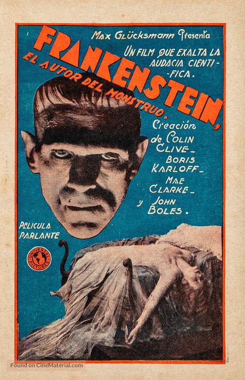 Frankenstein - Uruguayan poster