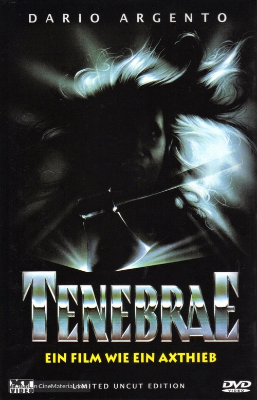 Tenebre - Austrian DVD movie cover