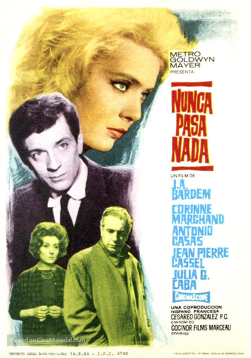 Nunca pasa nada - Spanish Movie Poster