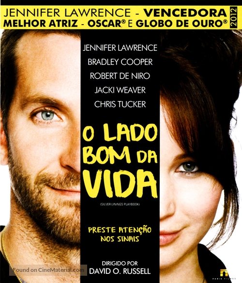 Silver Linings Playbook - Brazilian Blu-Ray movie cover