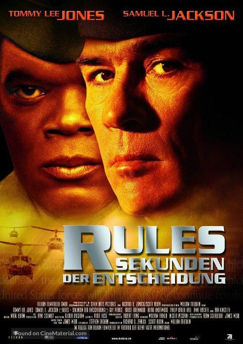 Rules Of Engagement - German Movie Poster