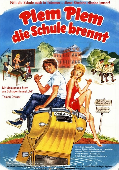 Plem, Plem - Die Schule brennt - German Movie Poster