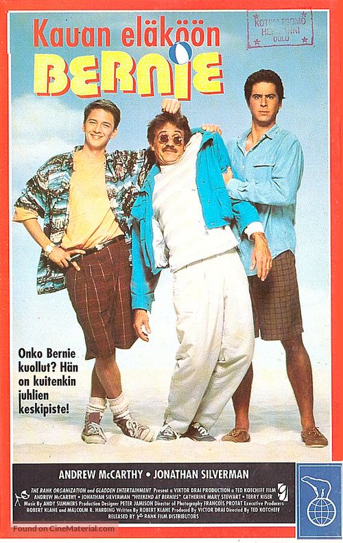 Weekend at Bernie&#039;s - Finnish VHS movie cover