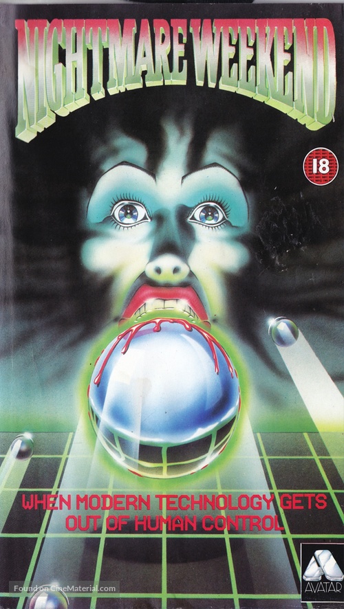 Nightmare Weekend - British VHS movie cover