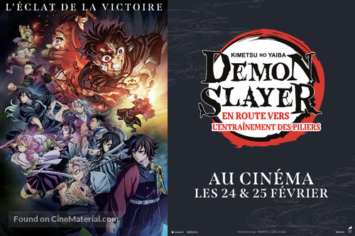 Demon Slayer: Kimetsu No Yaiba - To the Hashira Training - French Movie Poster