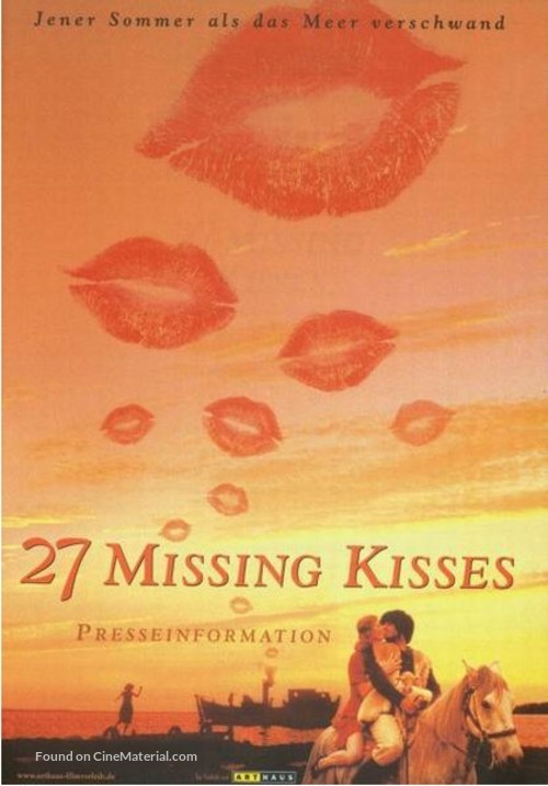 27 Missing Kisses - German poster