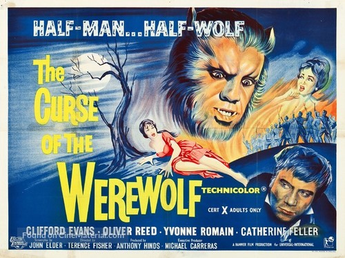 The Curse of the Werewolf - British Movie Poster