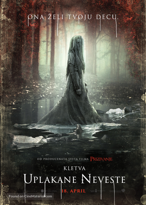 The Curse of La Llorona - Serbian Movie Poster