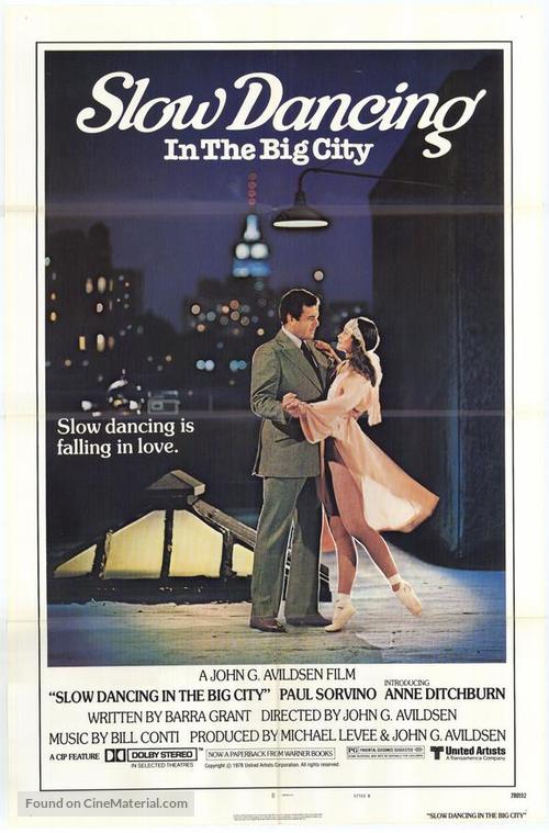 Slow Dancing in the Big City - Movie Poster