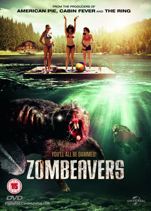 Zombeavers - British DVD movie cover