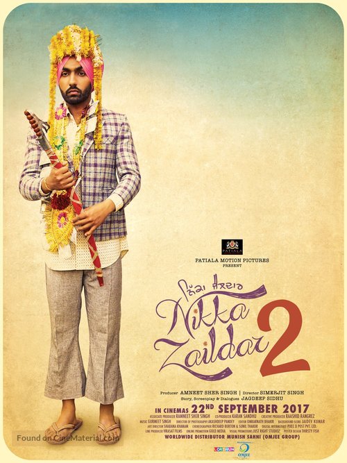 Nikka zaildar 2 - Indian Movie Poster