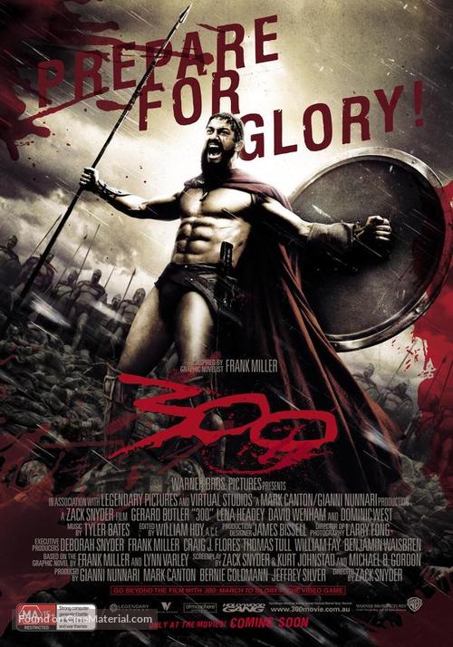 300 - Australian Movie Poster