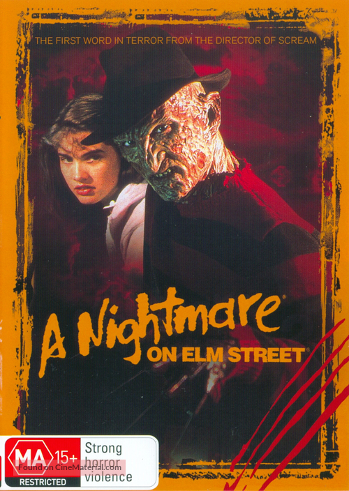A Nightmare On Elm Street - Australian DVD movie cover