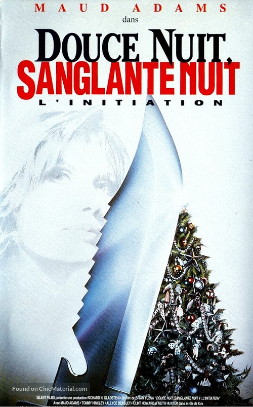 Initiation: Silent Night, Deadly Night 4 - French VHS movie cover