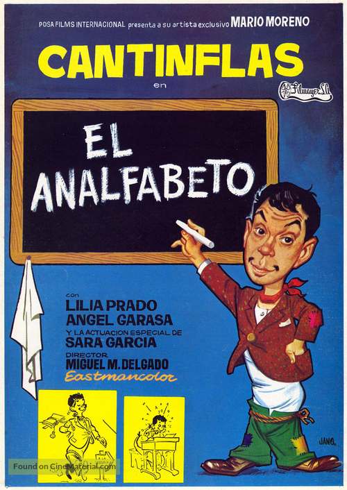 El analfabeto - Spanish Movie Poster