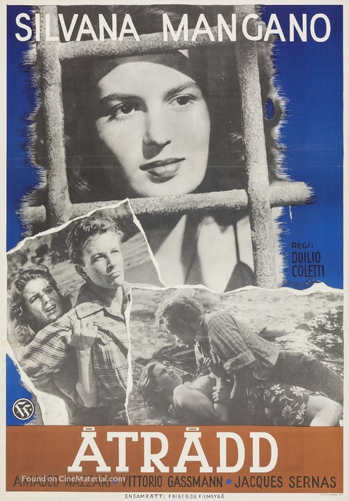 Lupo della Sila, Il - Swedish Movie Poster