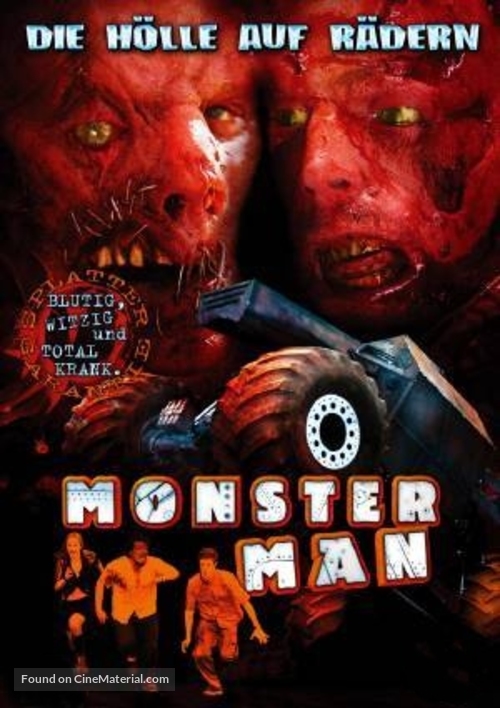 Monster Man - German DVD movie cover