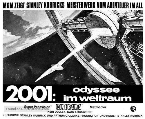 2001: A Space Odyssey - German Movie Poster