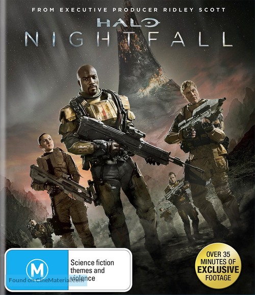 &quot;Halo: Nightfall&quot; - Australian Blu-Ray movie cover