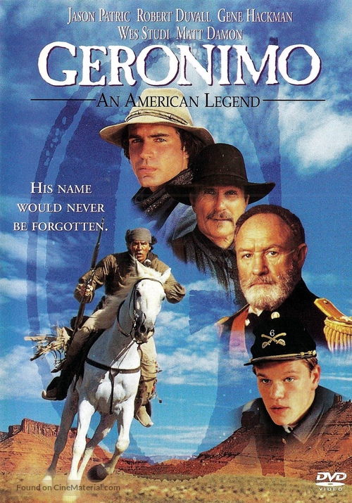 Geronimo: An American Legend - DVD movie cover