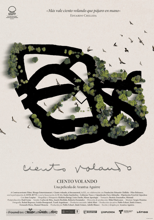 Ciento volando - Spanish Movie Poster