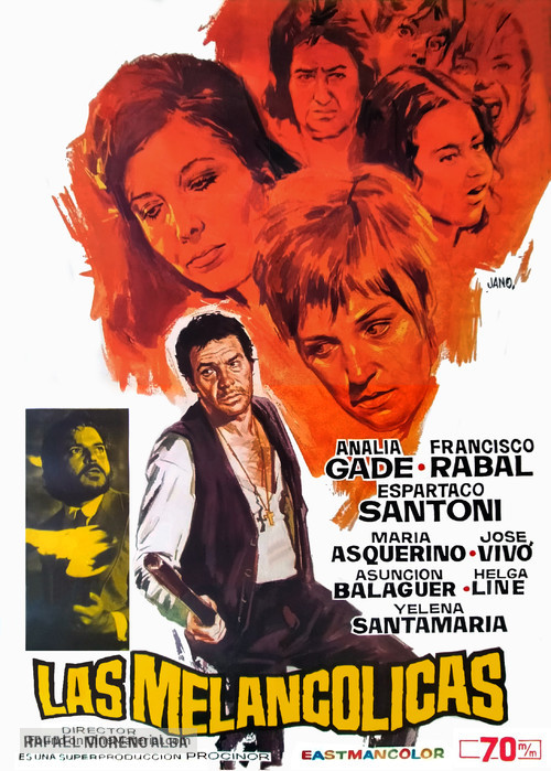 Las melancolicas - Spanish Movie Poster