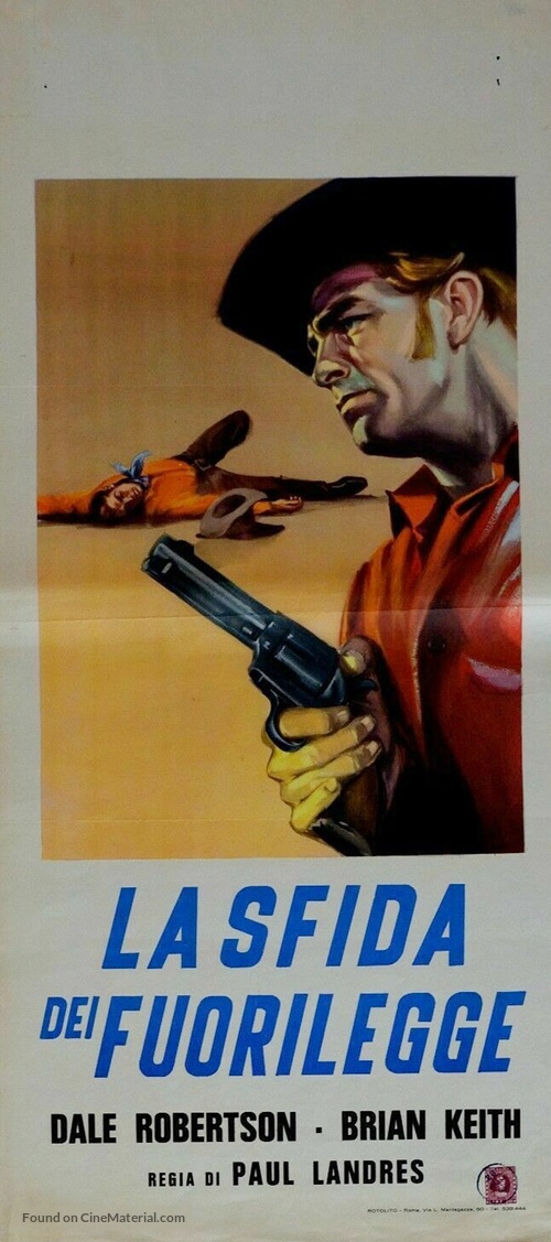 Hell Canyon Outlaws - Italian Movie Poster