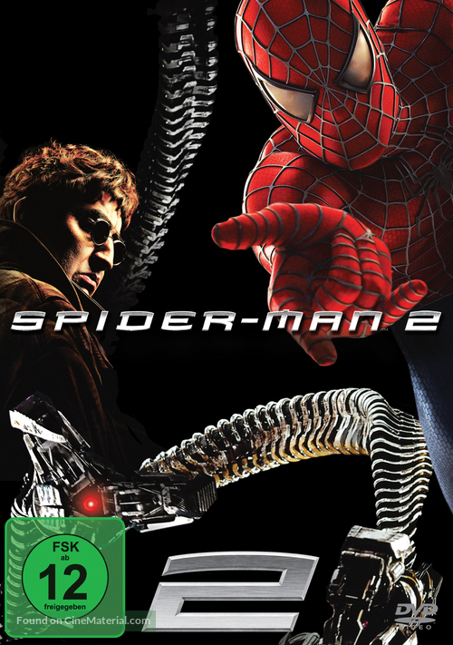 Spider-Man 2 - German DVD movie cover