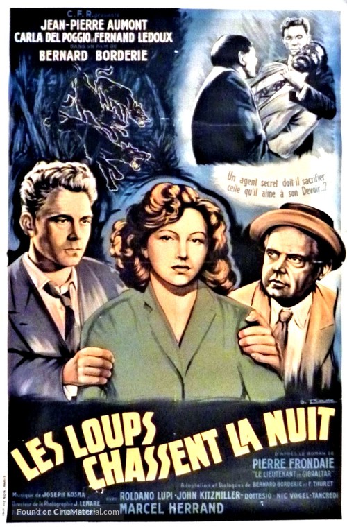 Les loups chassent la nuit - French Movie Poster