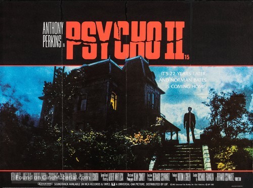 Psycho II - British Movie Poster