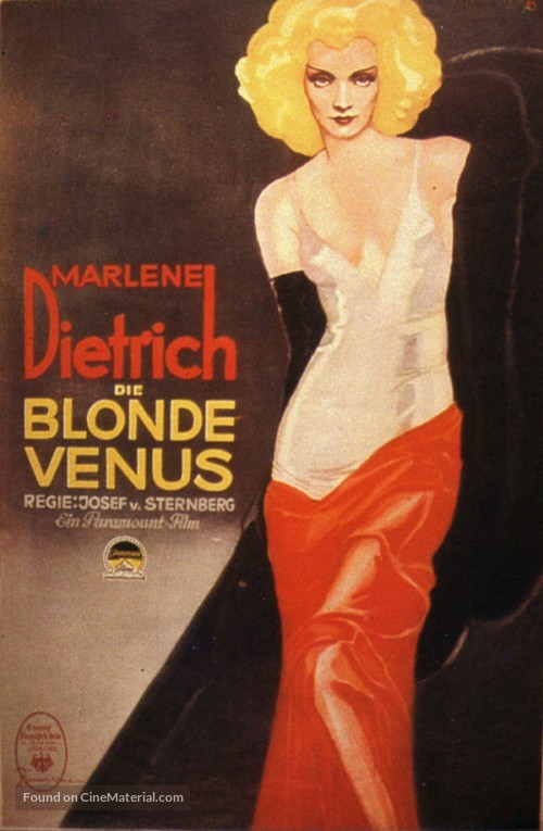Blonde Venus - German Movie Poster
