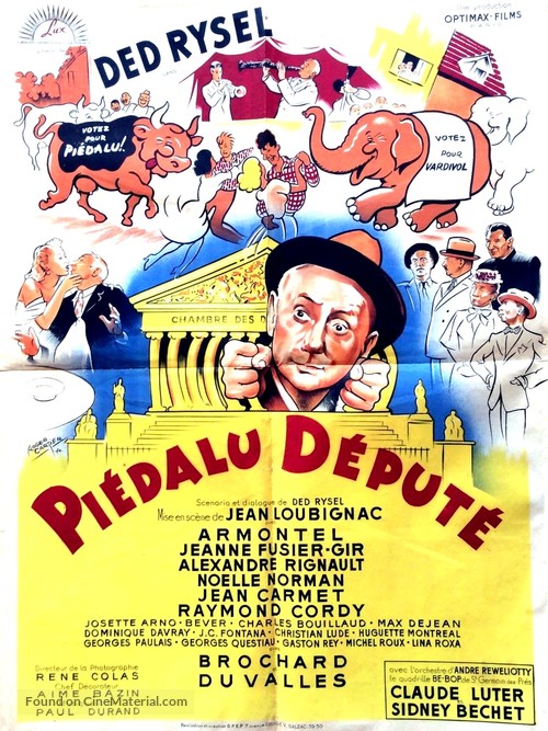 Pi&eacute;dalu d&eacute;put&eacute; - French Movie Poster