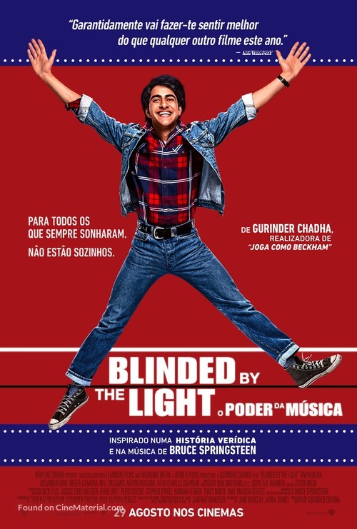 Blinded by the Light - Portuguese Movie Poster