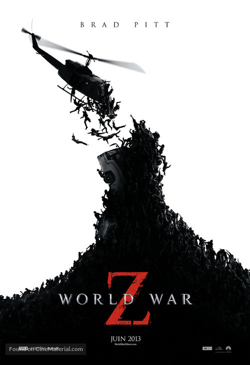 World War Z - Canadian Movie Poster