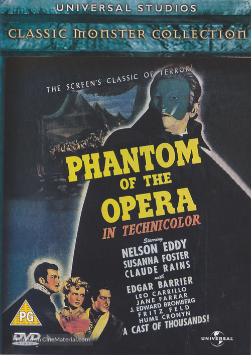 Phantom of the Opera - DVD movie cover