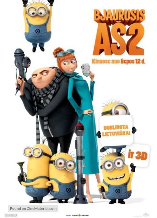 Despicable Me 2 - Lithuanian Movie Poster