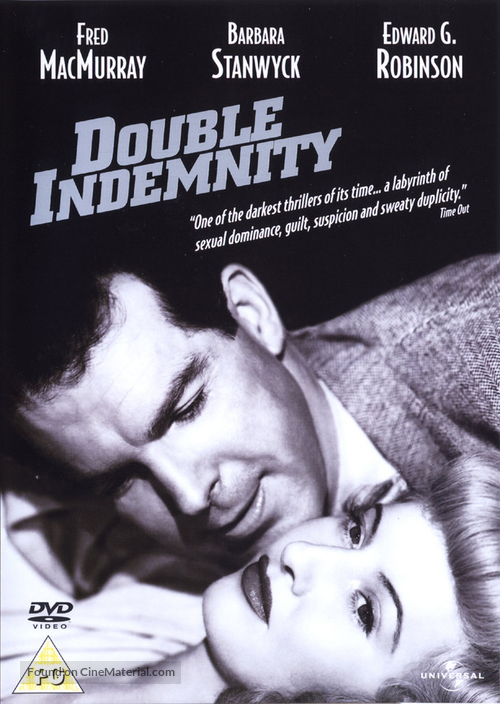 Double Indemnity - British DVD movie cover
