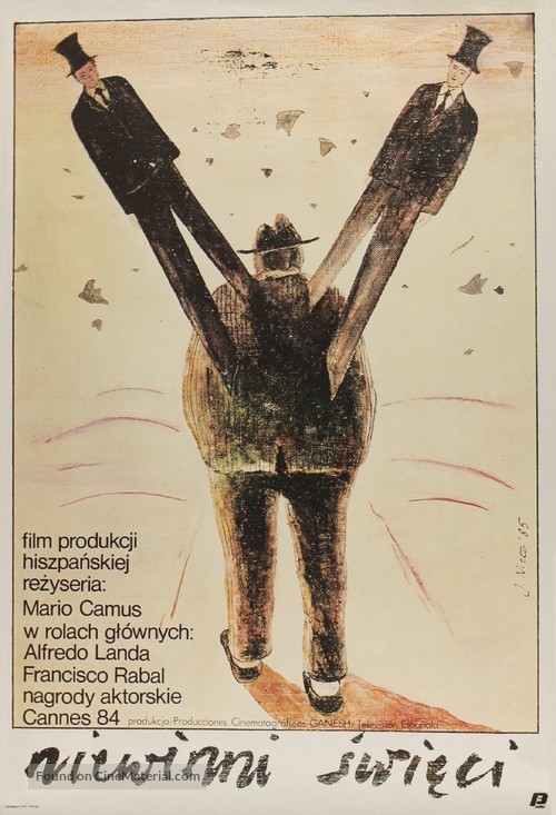 Los santos inocentes - Polish Movie Poster