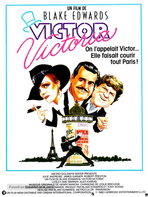 Victor/Victoria - French Movie Poster