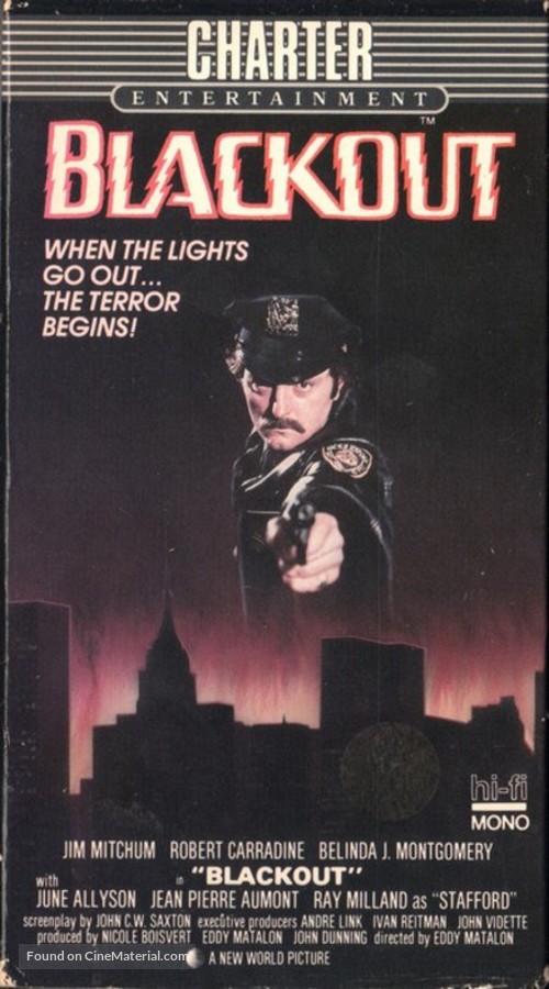 Blackout - VHS movie cover