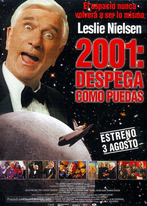 2001: A Space Travesty - Spanish Movie Poster