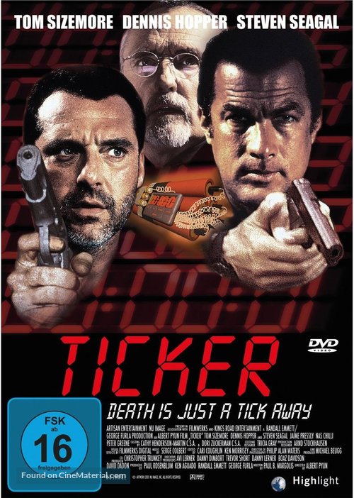 Ticker - German DVD movie cover