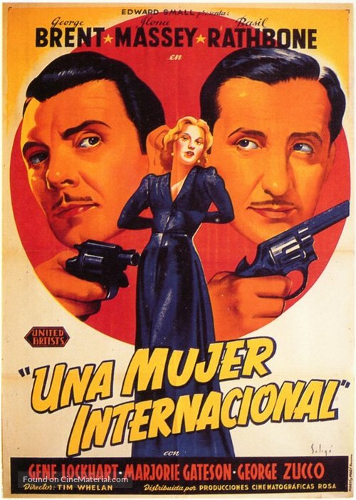 International Lady - Spanish Movie Poster